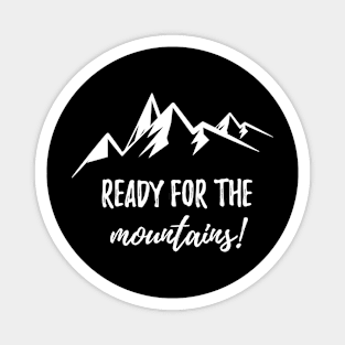 Mountains Hiking Magnet